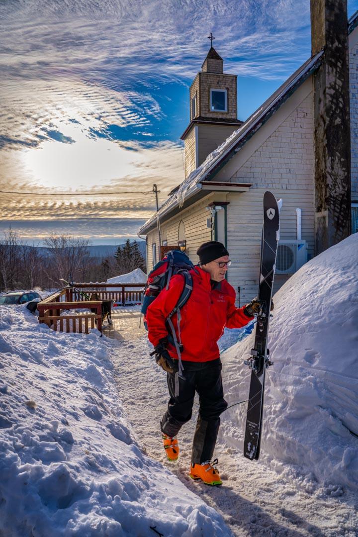 wilderness skiing