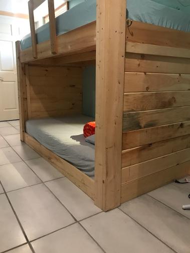 Lower bunk room